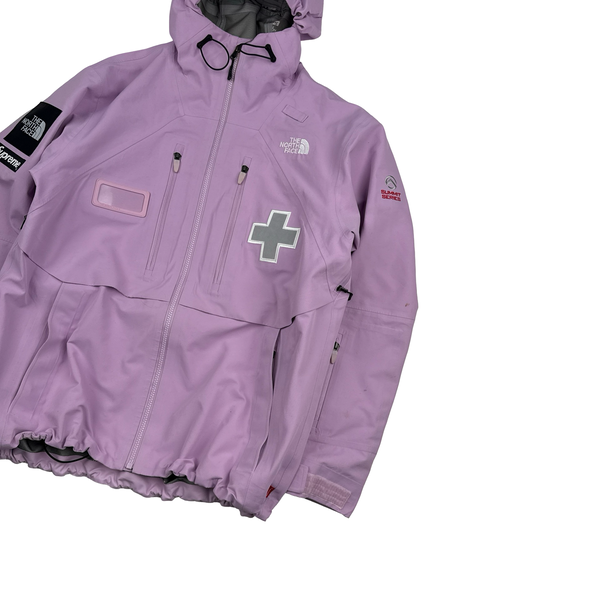 Supreme X North Face Purple Spellout Summit Series Waterproof Jacket - Medium