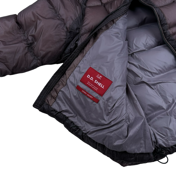 CP Company Plum Down Filled DD Shell Lens Viewer Puffer Jacket - Large
