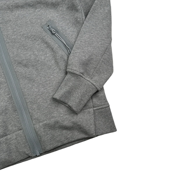 CP Company Grey Cotton Goggle Hoodie - Small - Large