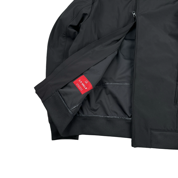 CP Company Black Soft Shell Lens View Jacket - XL