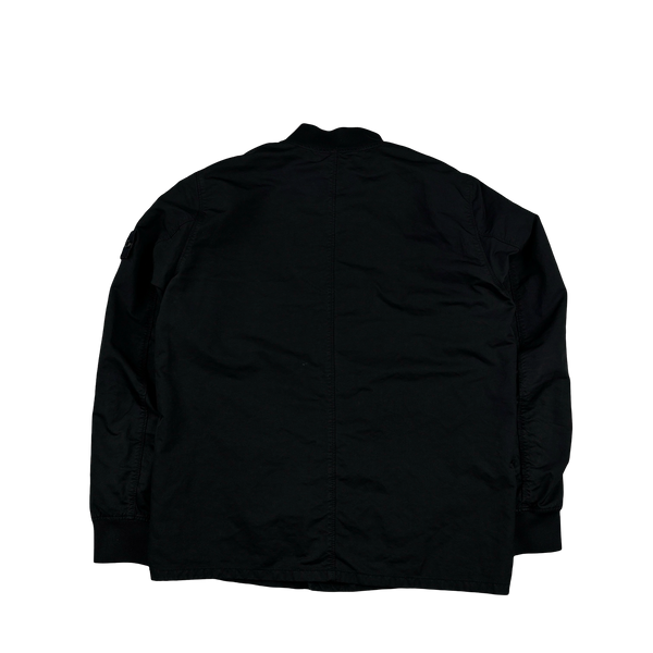 Stone Island 2019 Black David TC Bomber Jacket - Large
