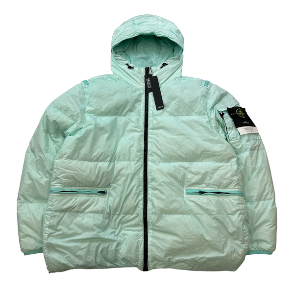 Stone Island 2022 Mint Crinkle R-NY Down Puffer Jacket - 3XL