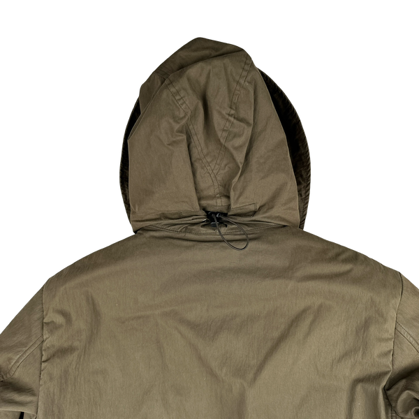 CP Company 2006 Khaki Multi Pocket Down Lined Jacket - Medium