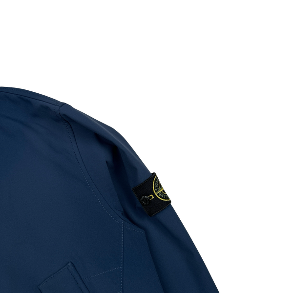 Stone Island 2013 Blue Soft Shell R Jacket - Large