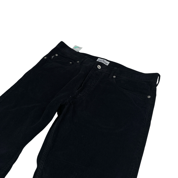 Stone Island 2012 Black Corduroy RE Trousers - 34"