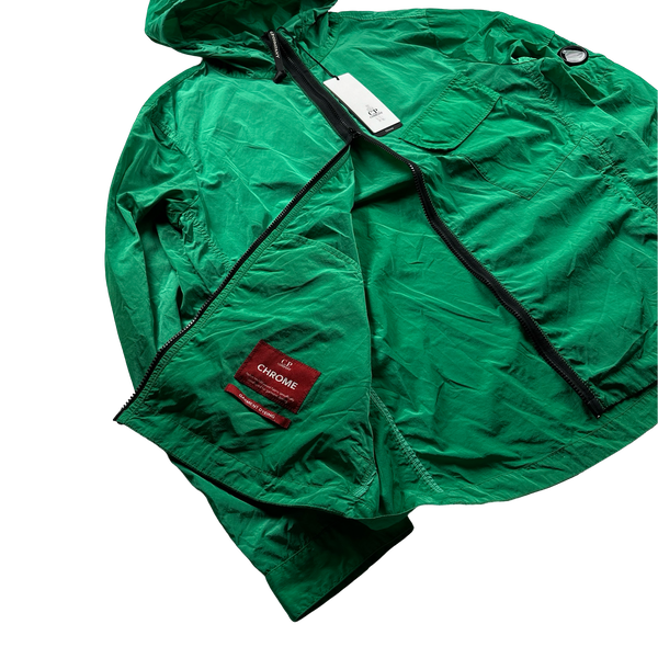 CP Company Green Chrome Hooded Jacket - XL