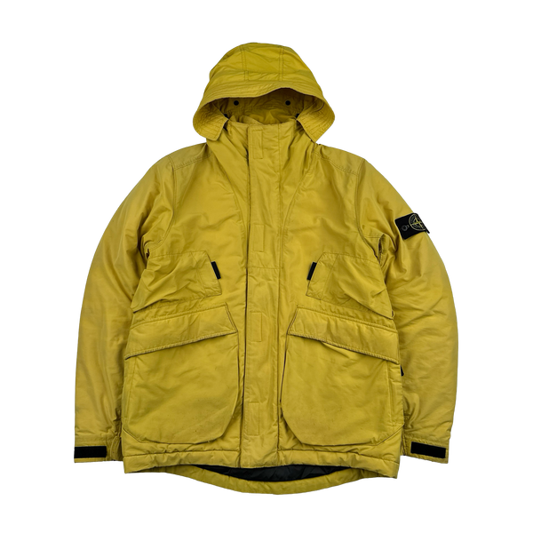 Stone Island 2018 Yellow Micro Reps Primaloft Lined Jacket