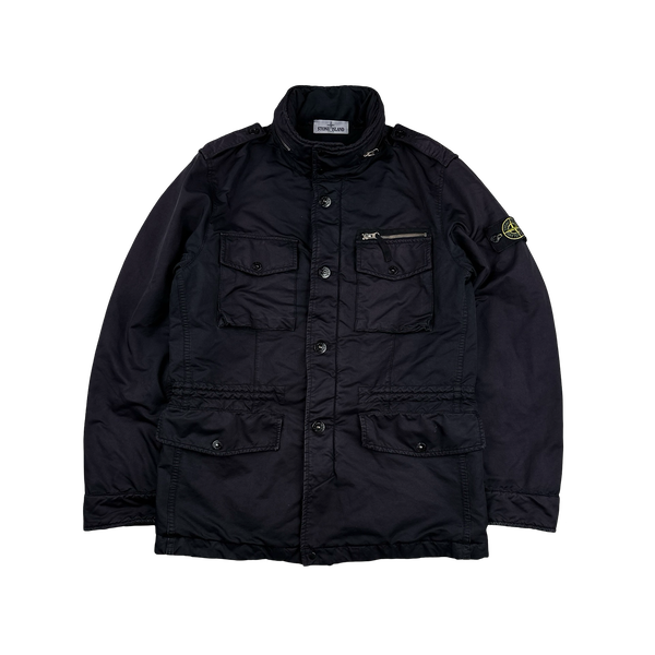 Stone Island 2013 Navy Quilted David TC Field Jacket - Medium