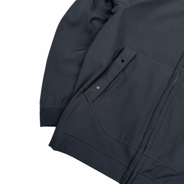 Stone Island 2020 Black Soft Shell Hooded Jacket - XXL