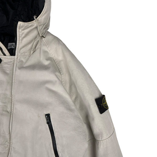 Stone Island 2012 Beige Organic Sheen Jacket - XXL