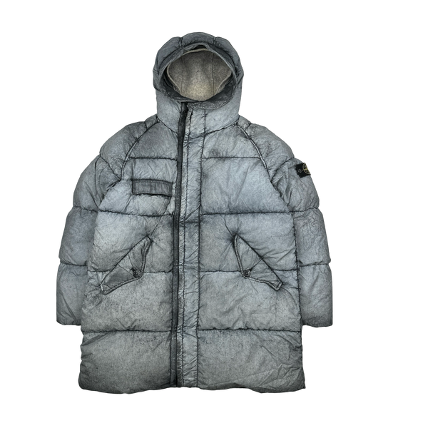 Stone Island 2017 Tela Nylon Down Dust Frost Puffer - XL