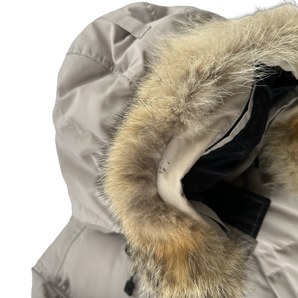 Canada Goose Rare Black Label Limestone Carson Parka Jacket - XL