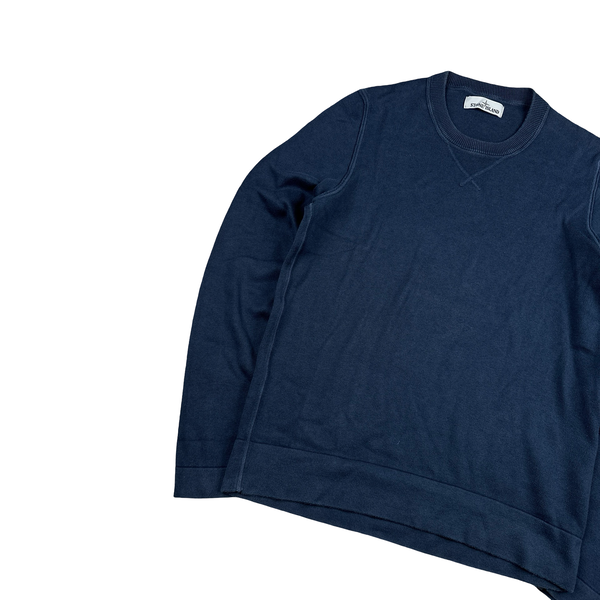 Stone Island 2017 Navy Crewneck Jumper - Medium