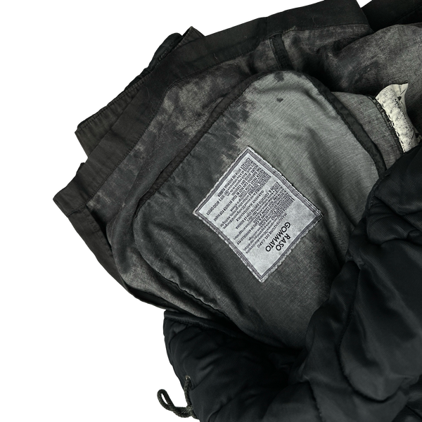Stone Island 2010 Navy Raso Gommato Down Lined Jacket - Small