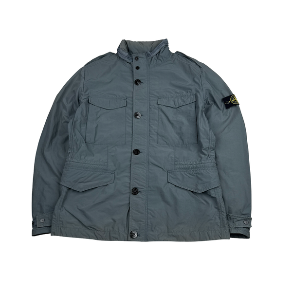 Stone Island 2014 Teal Micro Reps Field Jacket - XXL