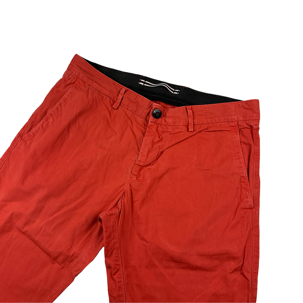Stone Island 2015 Slim Red Chino Trousers - Medium