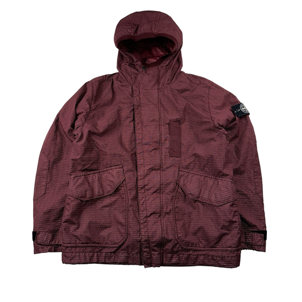 Stone Island Wine Reflective Weave Ripstop TC Jacket Medium Mat s Island