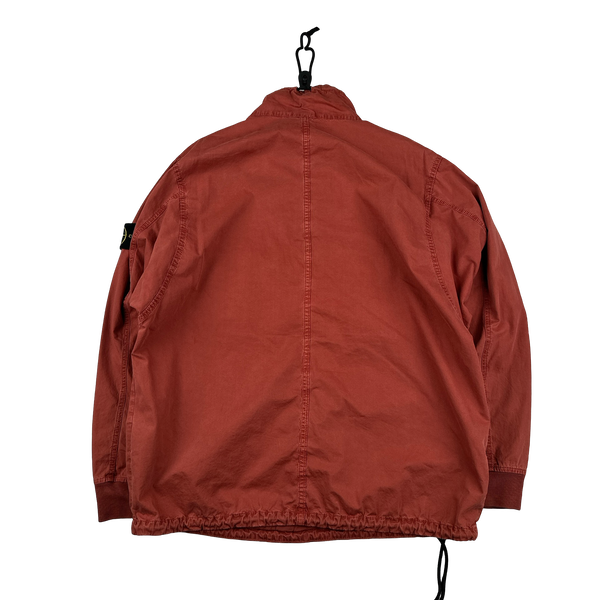 Stone Island 2020 Terracotta Smock Pullover Overshirt - Large