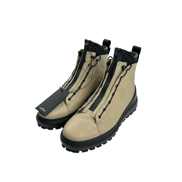 Stone Island 2021 Ecco Scarpa Leather Boots - UK 9.5