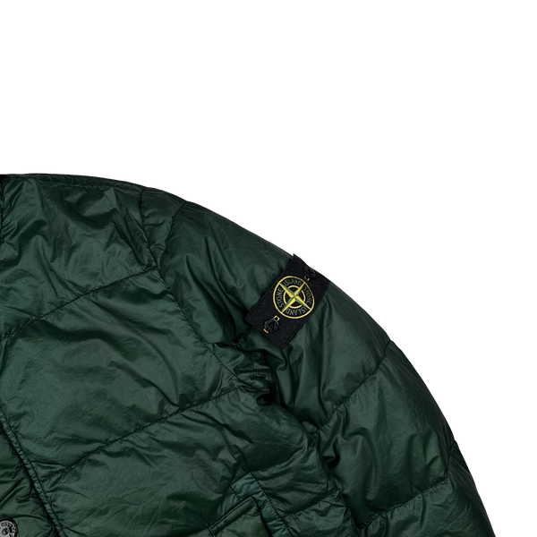 Stone Island 2013 Green Garment Dyed Puffer Jacket - Medium