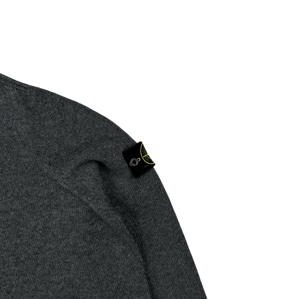 Stone Island 2016 Charcoal Wool Crewneck Jumper - XXL