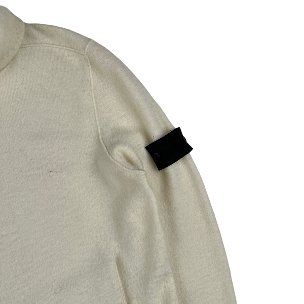 Stone Island 2018 Shadow Project Beige Knit Jumper - Large