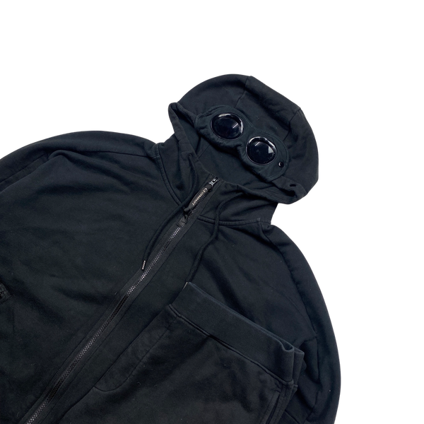 Cp company sale black tracksuit