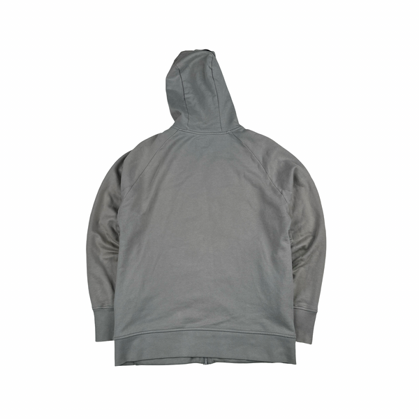 CP Company Grey Cotton Goggle Hoodie - Medium