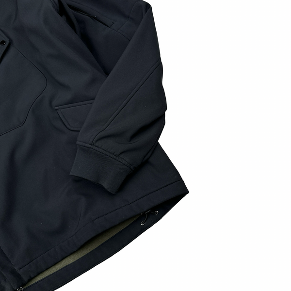 CP Company Black Soft Shell Jacket - Large