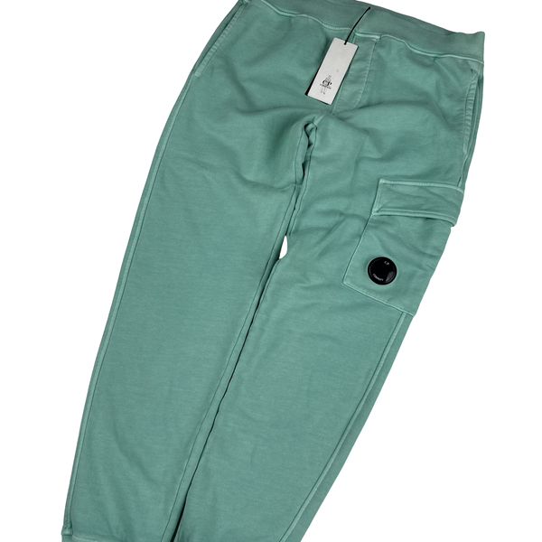 CP Company Green Cotton Lens Viewer Joggers - Medium