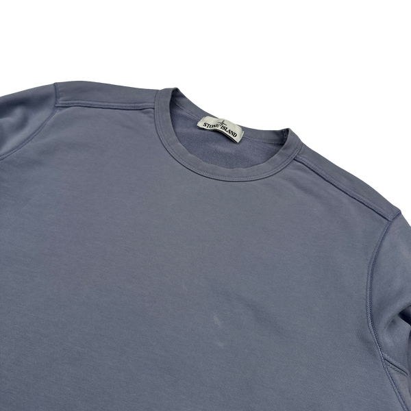 Stone Island 2019 Lavender Cotton Crewneck Sweatshirt Jumper - Large