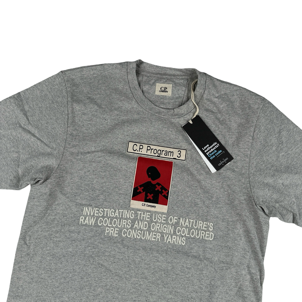 CP Company SEED_1 Grey Graphic T Shirt