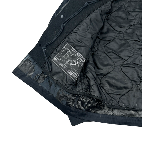 Stone Island 2007 Navy Dutch Rope Double Lined Hooded Jacket - Large
