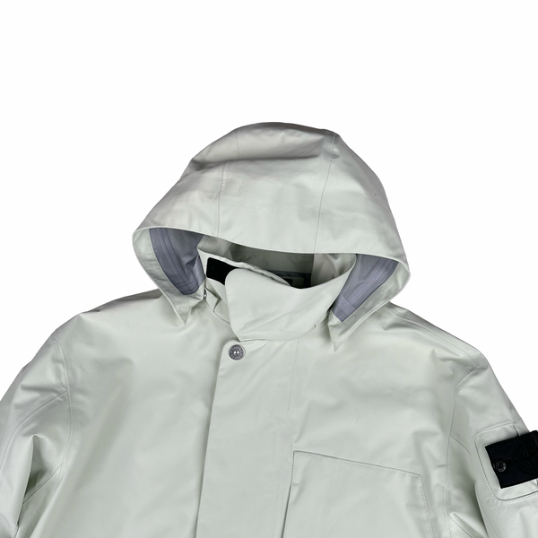 Stone Island Shadow Project Off White Gore Tex Trench Coat Parka - Medium