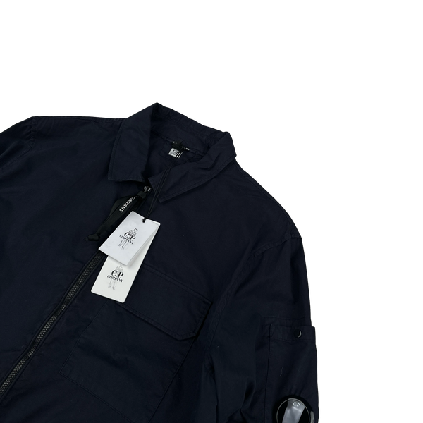 CP Company Navy Lens Viewer Overshirt - Large
