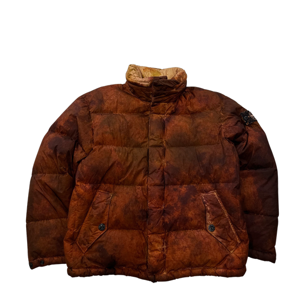 Stone Island x Supreme Paintball Camo Crinkle Reps Puffer Jacket - Small