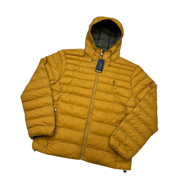 Ralph Lauren Yellow Padded Puffer Jacket - Medium & Large