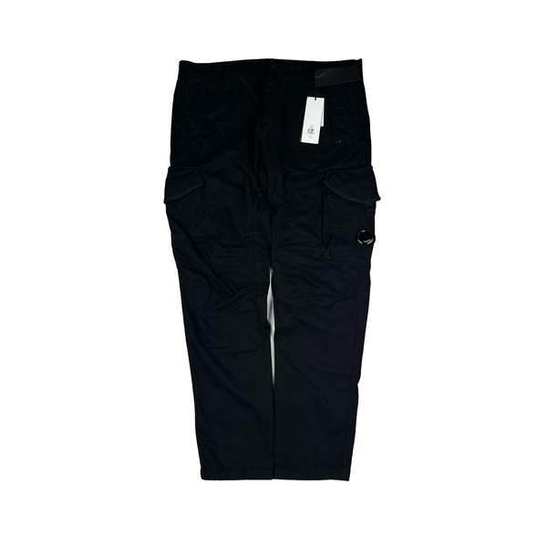 CP Company Black Ergonomic Fit Cargo Trousers - XXL
