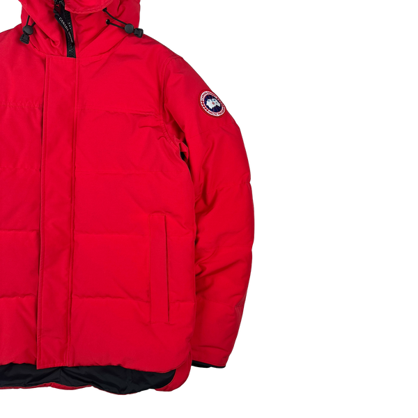Canada Goose Red Macmilan Premium Down Parka Jacket - Small