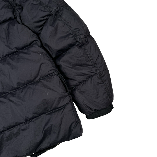 Stone Island 2015 Black Reversible Down Puffer Jacket - Large