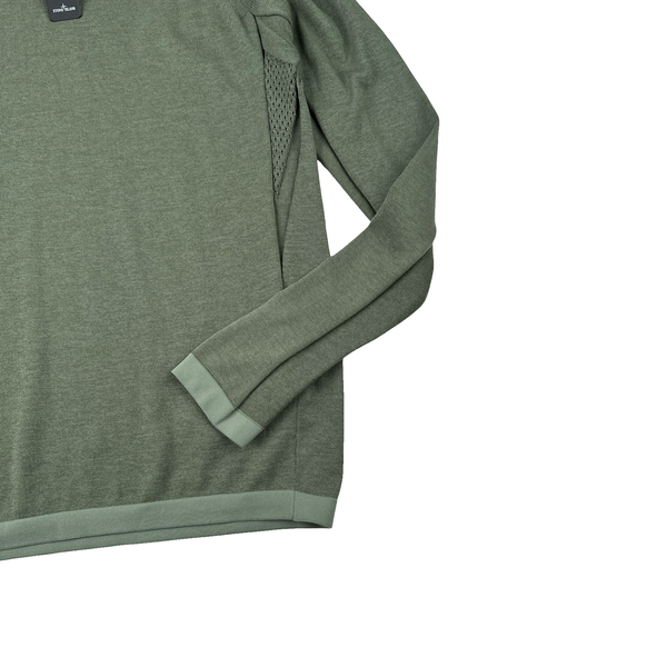 Stone Island 2025 Stellina Primaloft Bio Recycled Wool Jumper - Large