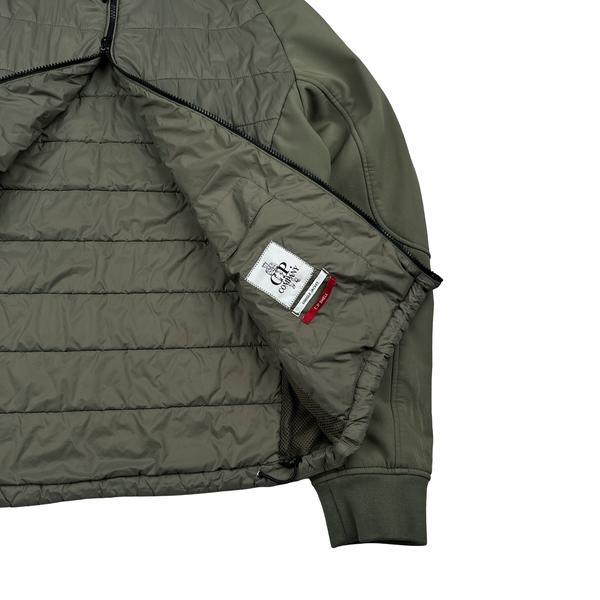 CP Company Khaki Hybrid Soft Shell Jacket - XL