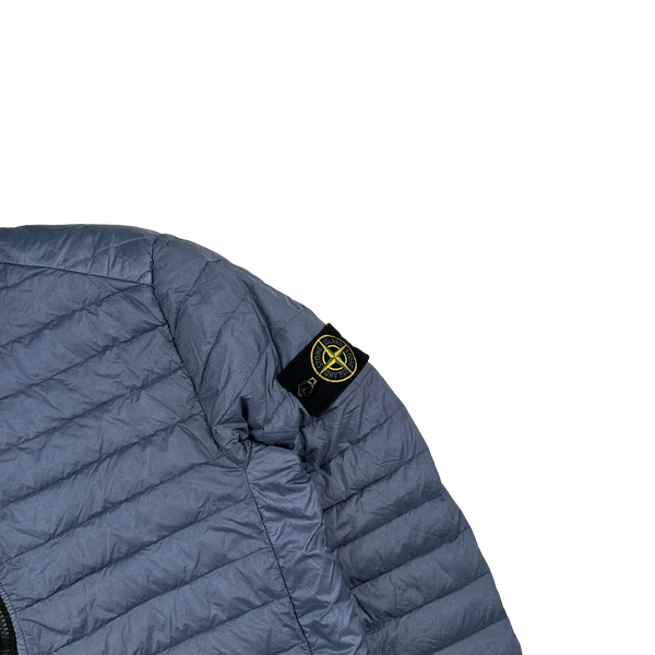 Stone Island 2022 Blue Loom Woven Chambers R Nylon Down TC Jacket - Medium