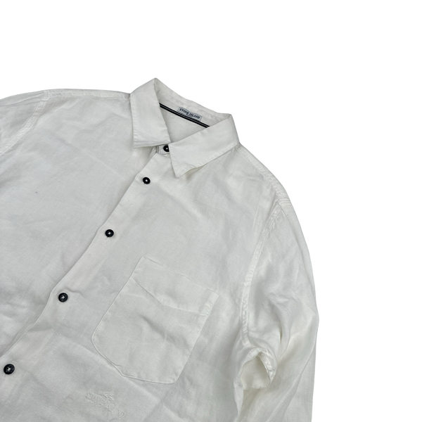 Stone Island 2006 Lino Flax Buttoned Shirt - XL