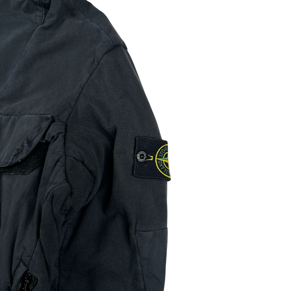 Stone Island 2016 Jersey Shell Split Velvet Hood Jacket - Small