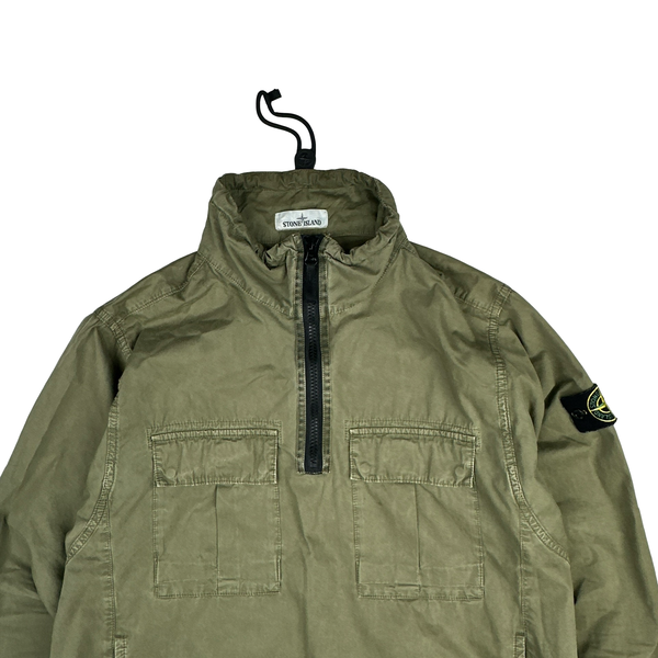Stone Island 2020 Green Smock Pullover Overshirt - Large