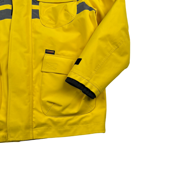 Paul & Shark Yellow Typhoon 20000 Reflective Strip Jacket - XL