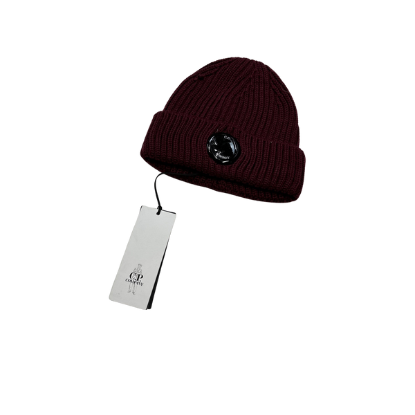 CP Company Ribbed Wool Lens Viewer Beanie