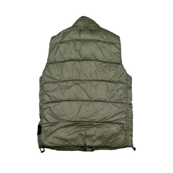 Stone Island 2014 Beige Down Filled Gilet - Small