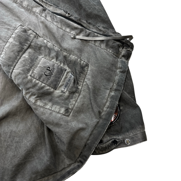 CP Company x Palace Grey Nylon La Mille Goggle Jacket - XL
